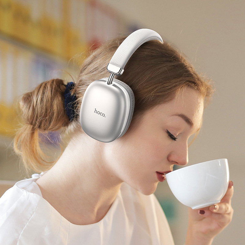 Picture of Hoco W35 air Bluetooth V5.3 Headphone with 90 hours Playtime over head headphone