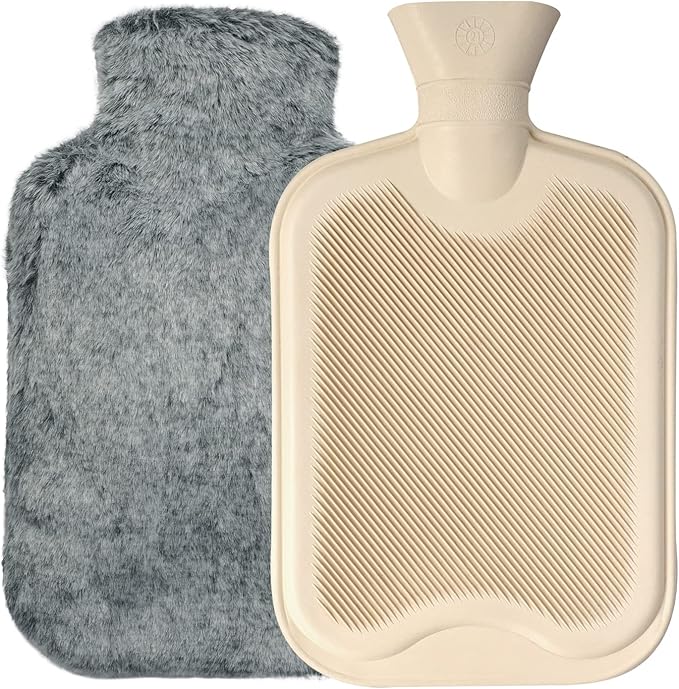 Picture of Hot Water bag Bottle,Hot Water Bag Electric Cartoon Warm Hot Cold Weather Water Bottle Bags Hand Foot Warmer Relaxing Heat Cold Therapy Portable Heated Pad Heating Bag Pain Relief Relaxation Xmas Gifts