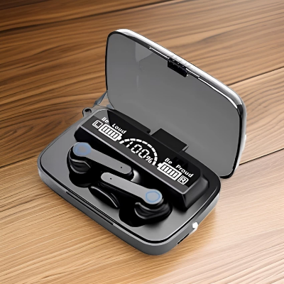 Picture of M19 Tws Headphones 5.1 Bluetooth Sports In-Ear Noise Canceling 3 Screen Earphone Headsets - Bluetooth Headphone in ear headphone