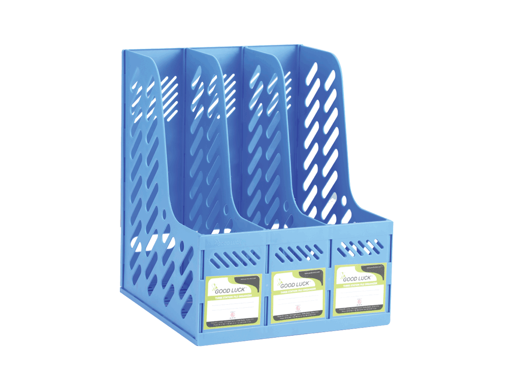 Picture of File holder / Good Luck 3 Chamber Station File Organizer