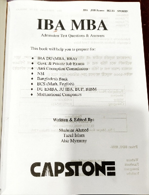 Picture of CAPSTONE IBA MBA Questions Bank (3rd Edition, January-2024)