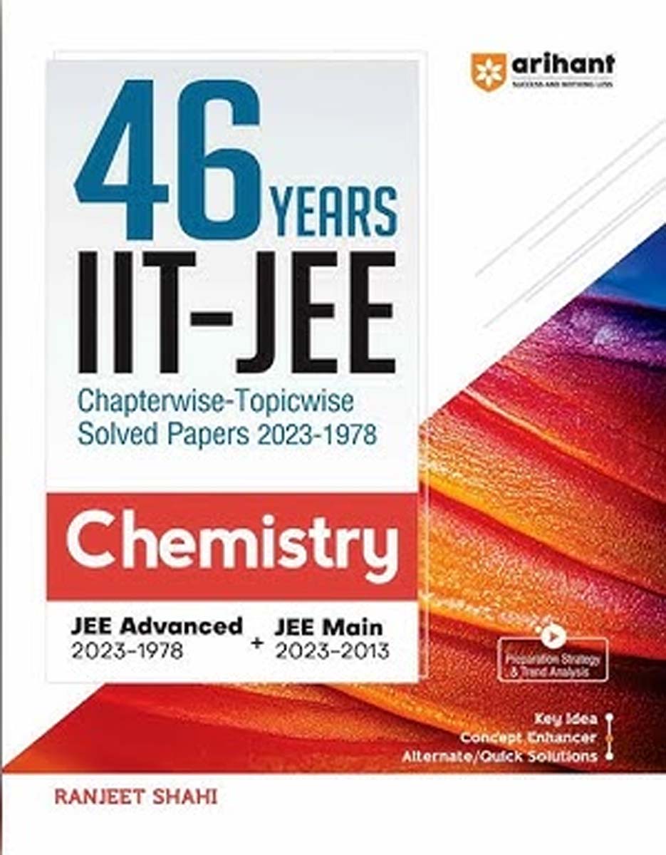 Picture of 46 Years Chapterwise Topicwise Solved Papers 2023-1978 IIT JEE (Chemistry)