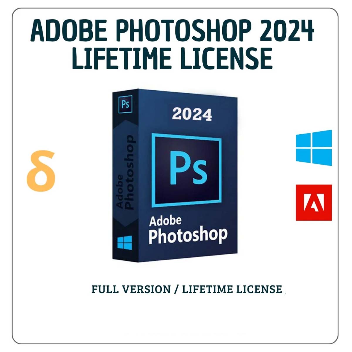 Picture of Adobe Photoshop 2024 - Lifetime Activation