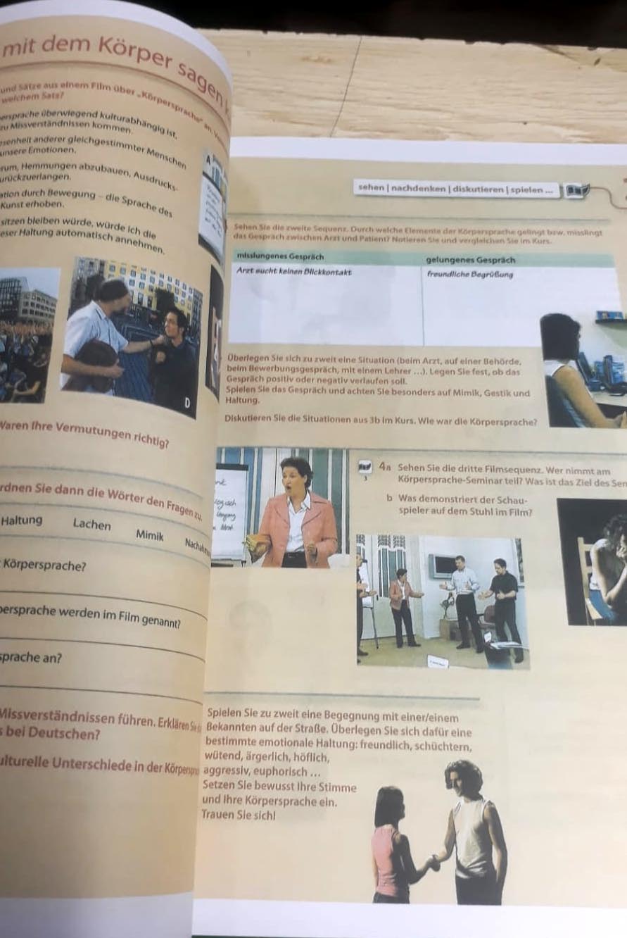 Picture of Aspekte Neu B2, 3 Book Set Textbook + Workbook  + Intensivtrainer (Black and White)