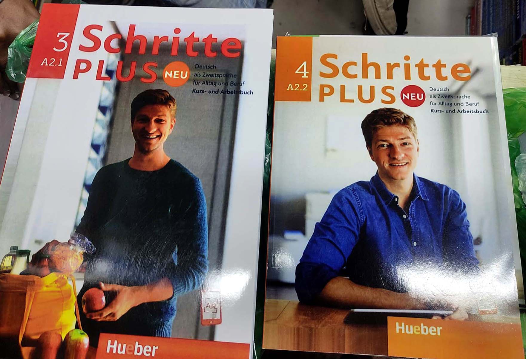 Picture of Schritte PLUS NEU 3 Kb&Ab (3 A2.1) and NEU 4 Kb&Ab (4 A2.2) (2 Books) (Color)