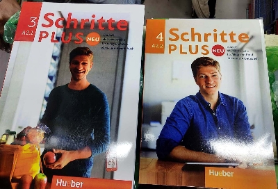 Picture of Schritte PLUS NEU 3 Kb&Ab (3 A2.1) and NEU 4 Kb&Ab (4 A2.2) (2 Books) (Color)