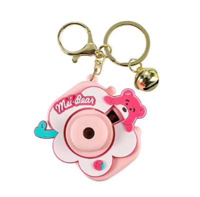 Picture of Cute Panda Projection Camera Keychain