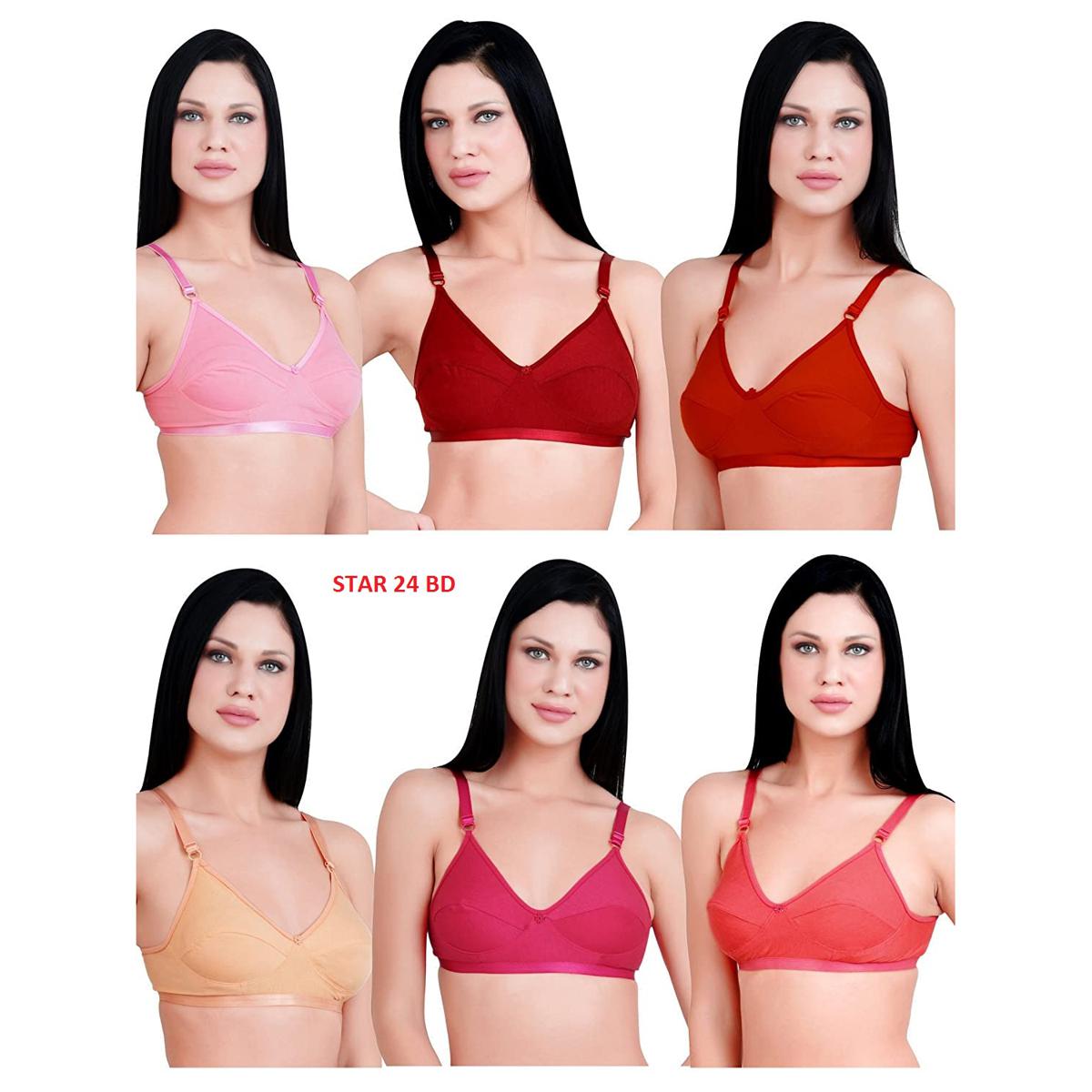 Picture of 100% Cotton Bra For Ladies ( 3 PCS )