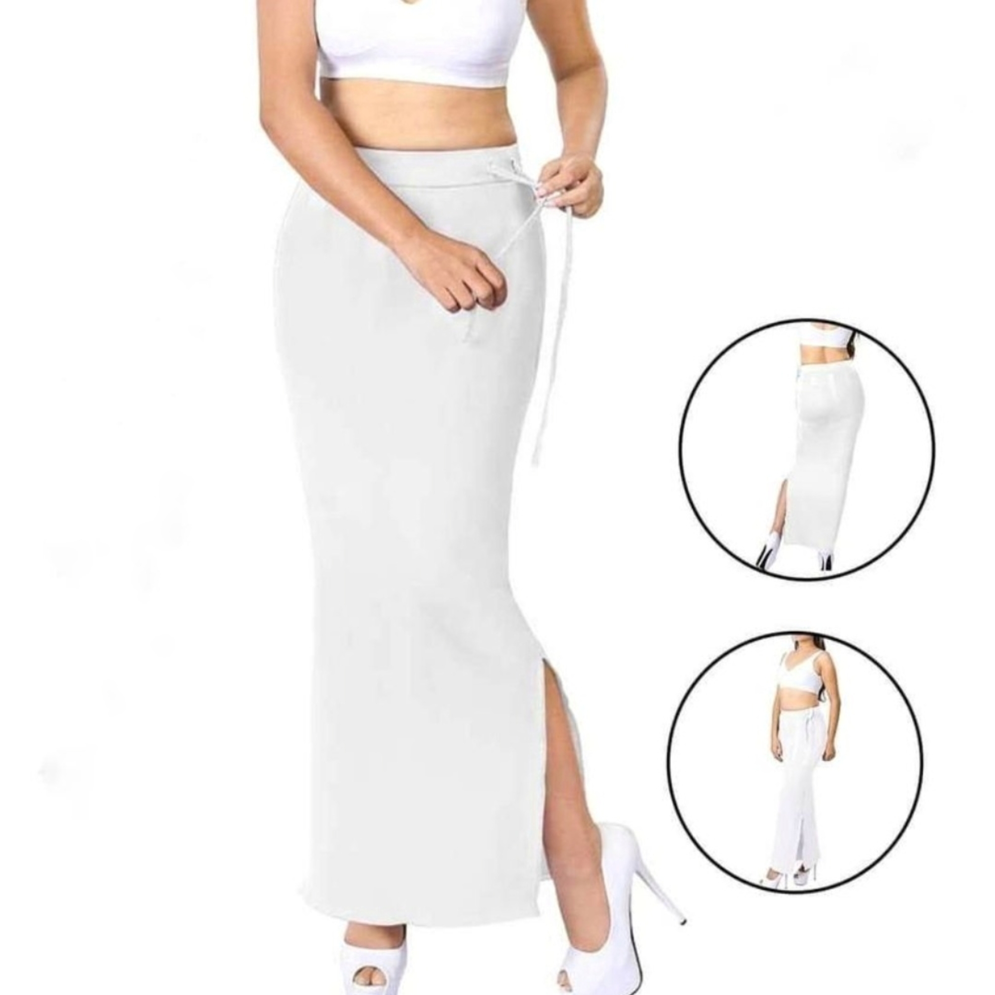 Picture of Women's Petticoat Sharee Shapewear under Skirt Bodycon Sculpting Slimming Petticoats for Women