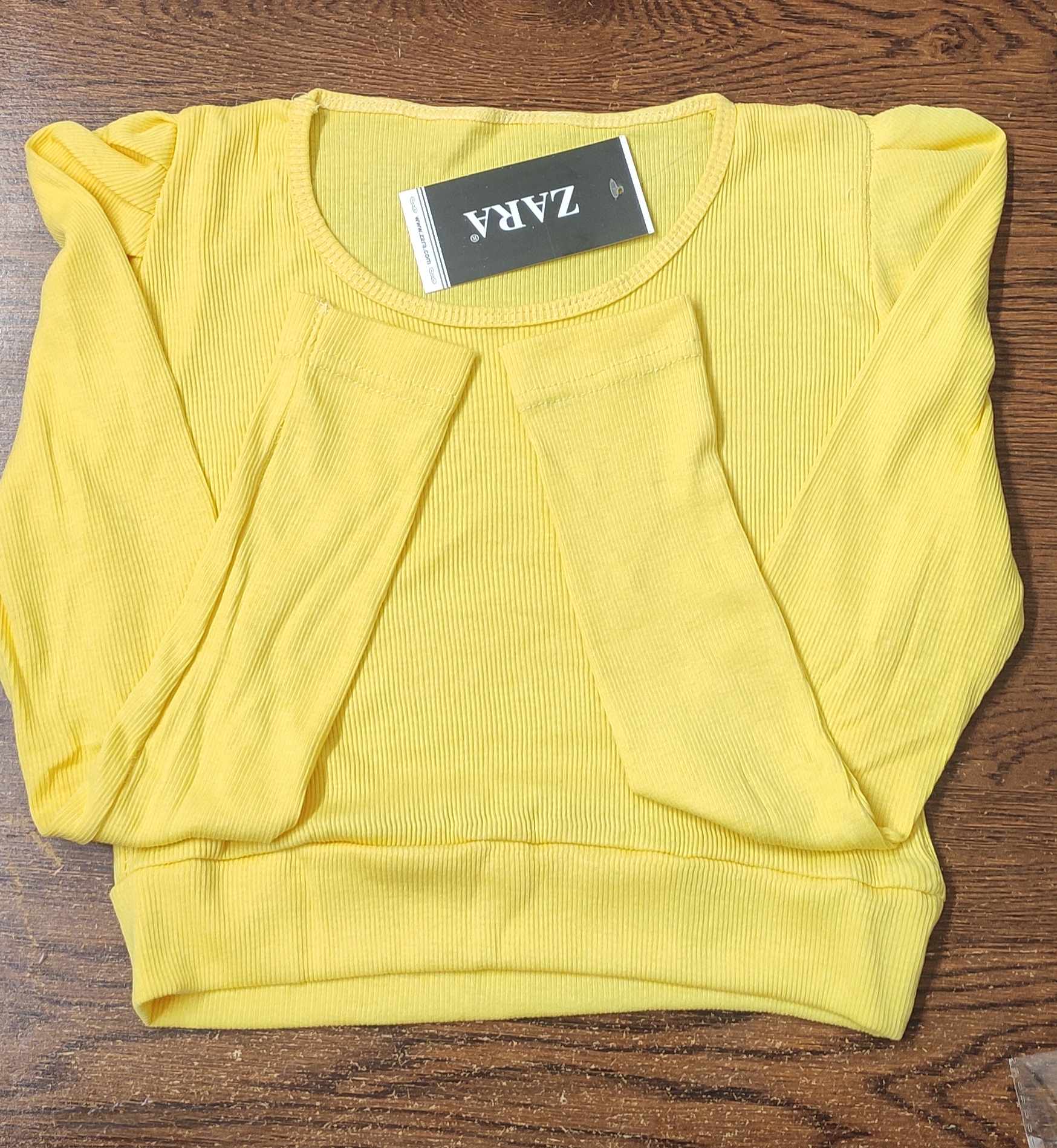 Picture of Cotton Full Sleeve Full Body Crop Tops Blouse for Women