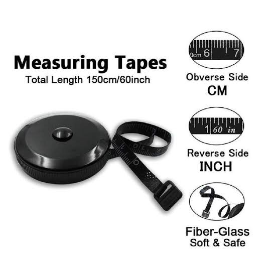 Picture of Measuring Tape for Body ,Soft Tape Measure for Body Sewing Fabric Tailor Cloth Craft Measurement Tape，60 Inch/1.5M Keychain Retractable Dual Sided Measure Tape Set