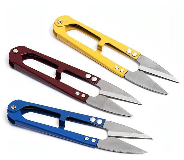 Picture of Sewing Scissors Clippers Multipurpose Quick-Clip Yarn Thread Cutter Portable Embroidery Thrum Fishing Thread Cutter Mini Snips Trimming Nipper for Stitch Small Plants Crafts DIY Projects