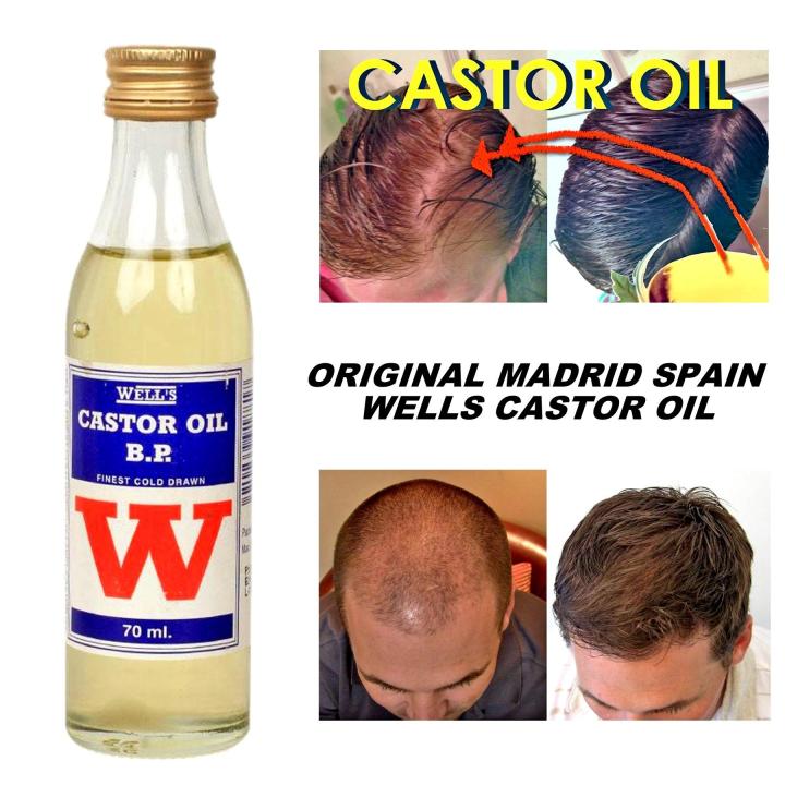 Picture of Well's Castor Oil Edible Vegetable Oil for Cooking Baking Baking Bread Pastry And Cake Making 70 Ml