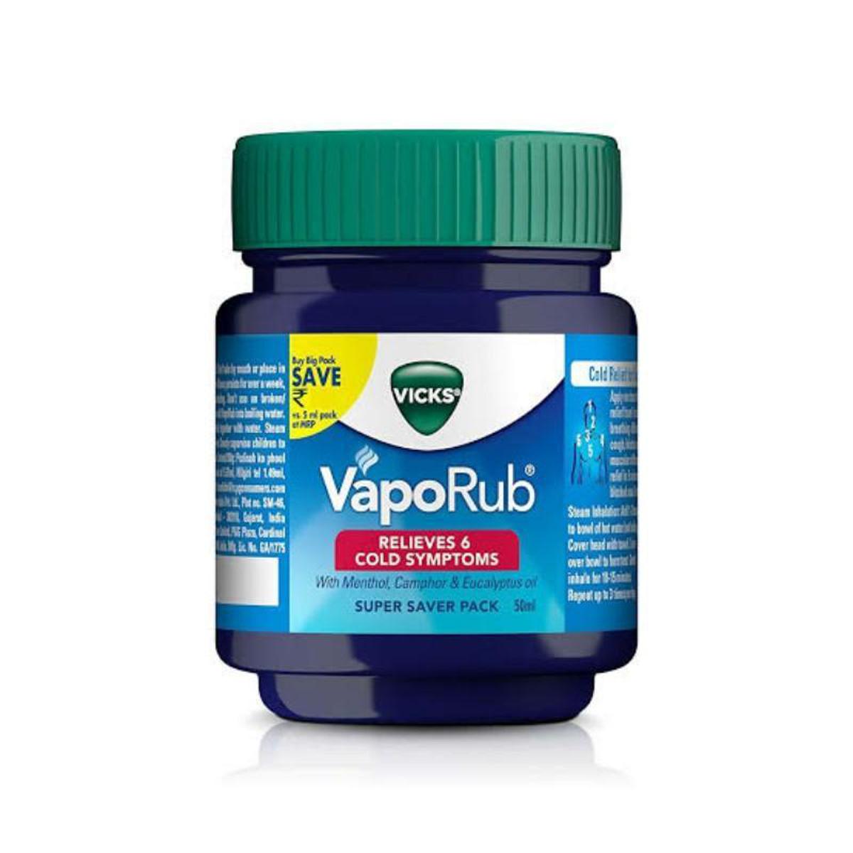 Picture of Vicks VapoRub Relieves Cold Symptoms - 50ml