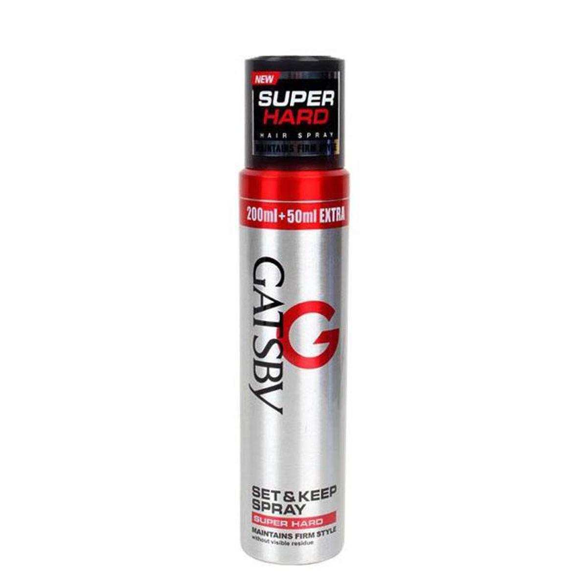 Picture of GATSBY Set and Keep Spray Super Hard Hair Spray - 250ml