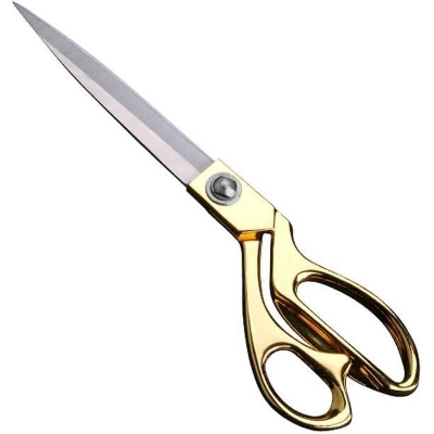 Picture of Golden Handle Stainless Steel Tailor Scissors-Medium(9.5 Inch)