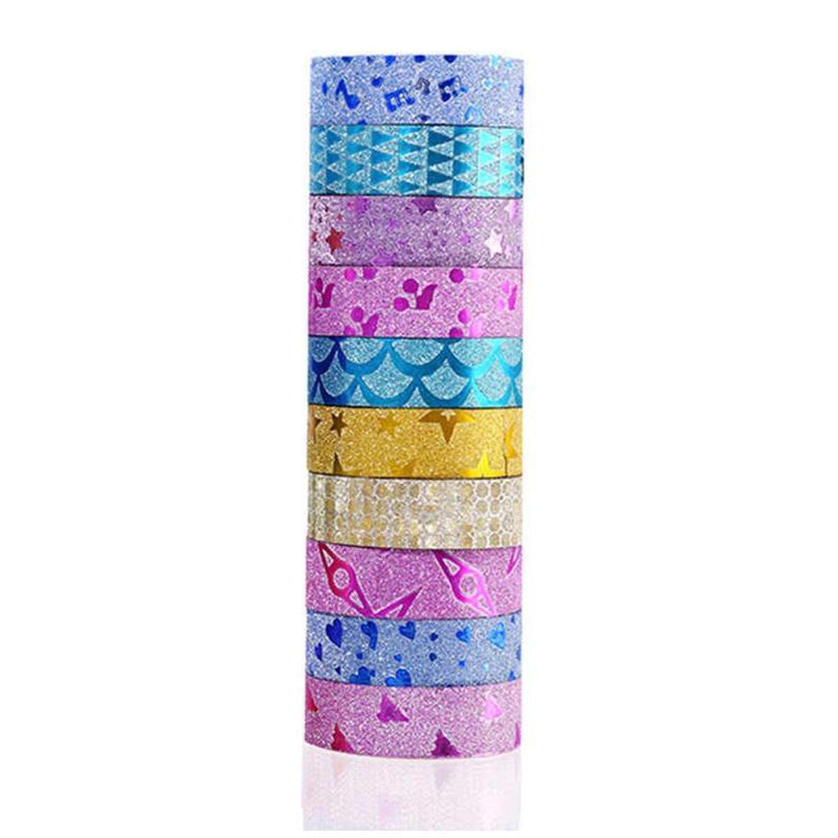 Picture of Washi Tapes - 10pcs - Multicolor