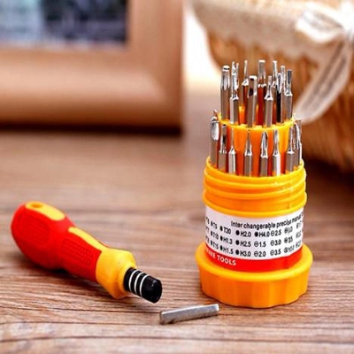 Picture of 31-in-1 Screwdriver Tool Set - Yellow