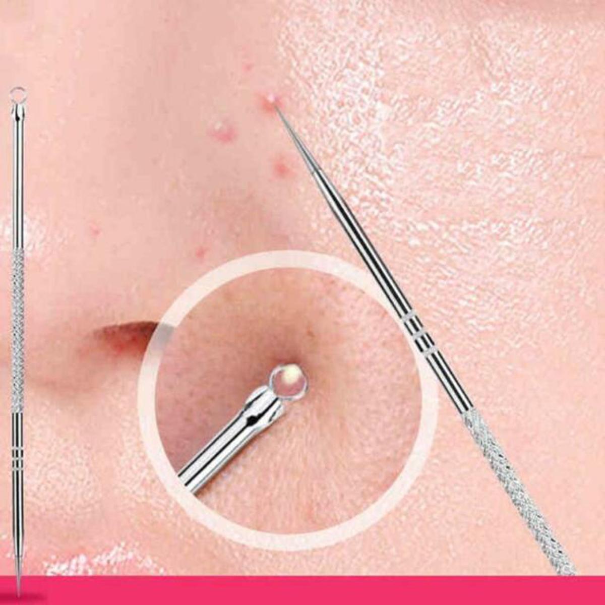 Picture of Blackhead Remover Tool Acne Pimple Spot Extractor Pin - Silver