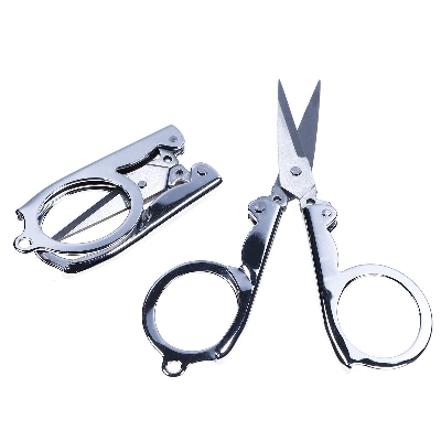 Picture of Mini Scissors,Foldable Scissors Stainless,Travel Scissors for Can Hang on Your Key Chain,for Craft, Camping, Outdoors