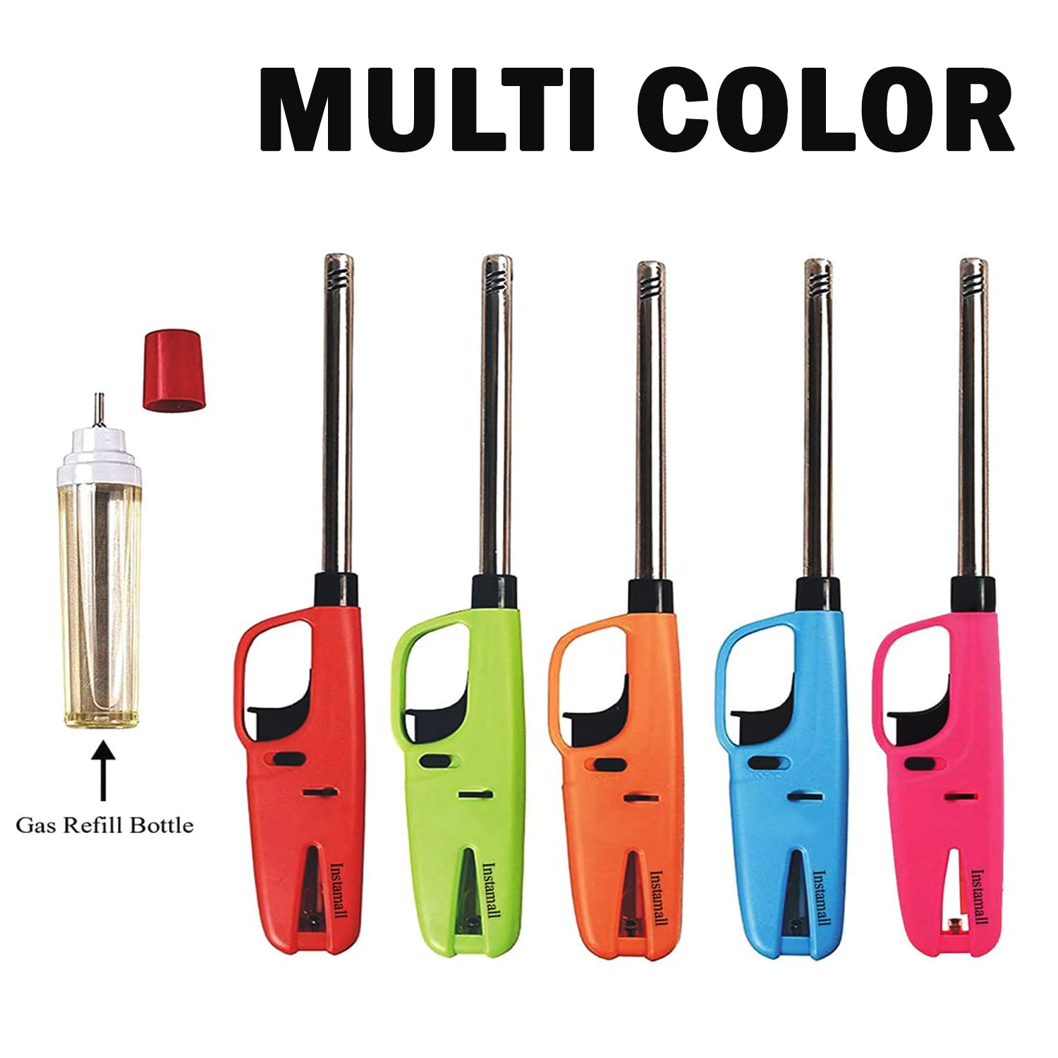Picture of Kitchen Gas Lighter with Gas Refill Multicolored