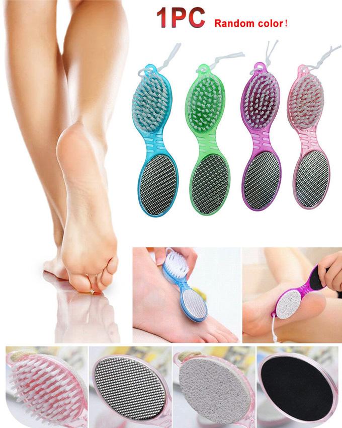 Picture of 4-Step Multi-Use Foot Care Brush Scrubber and Scraper - 1 Piece