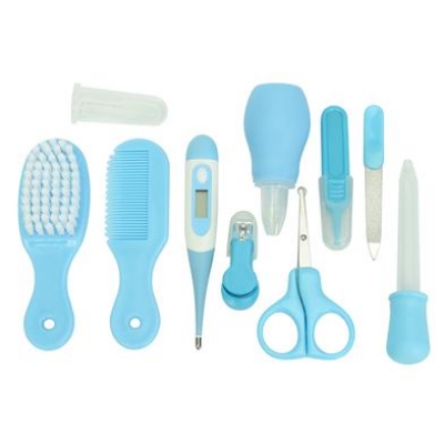 Picture of 10 Pcs New-born Baby Kids Health Care Kit Set ( Pink-Blue)