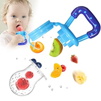 Picture of Baby Fruit Feeder Pacifier- Best Infant Teething Toy Teether in Appetite Stimulating Colors-1 pcs