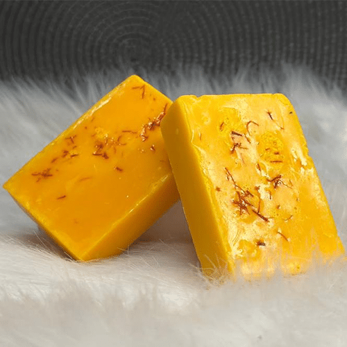 Picture of Hand Made Saffron Goat Milk Bar Soap 1 pcs-90g