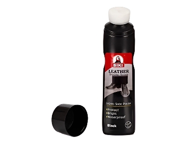 Picture of BIKI Liquid Shoe Polish Leather, Synthetic Leather, Patent Leather Shoe Liquid Polish  (Black)