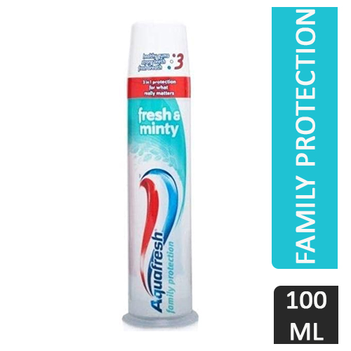 Picture of Aquafresh Triple Protection Fresh & Minty Pump Toothpaste (UK) - 100ml