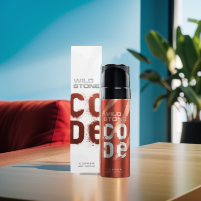 Picture of Wild Stone - Code Copper No Gas Body Perfume For Men- 120ml (India)