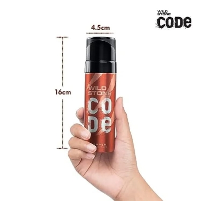 Picture of Wild Stone - Code Copper No Gas Body Perfume For Men- 120ml (India)