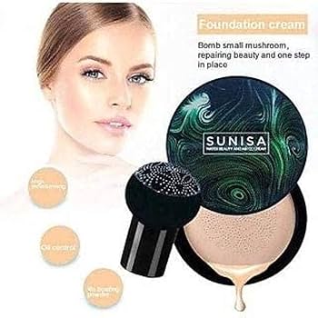Picture of Sunisa Air Cushion Foundation Waterproof Natural Mushroom Head Air Cushion Bb Cream Long Lasting Foundation Control Foundation - Foundation