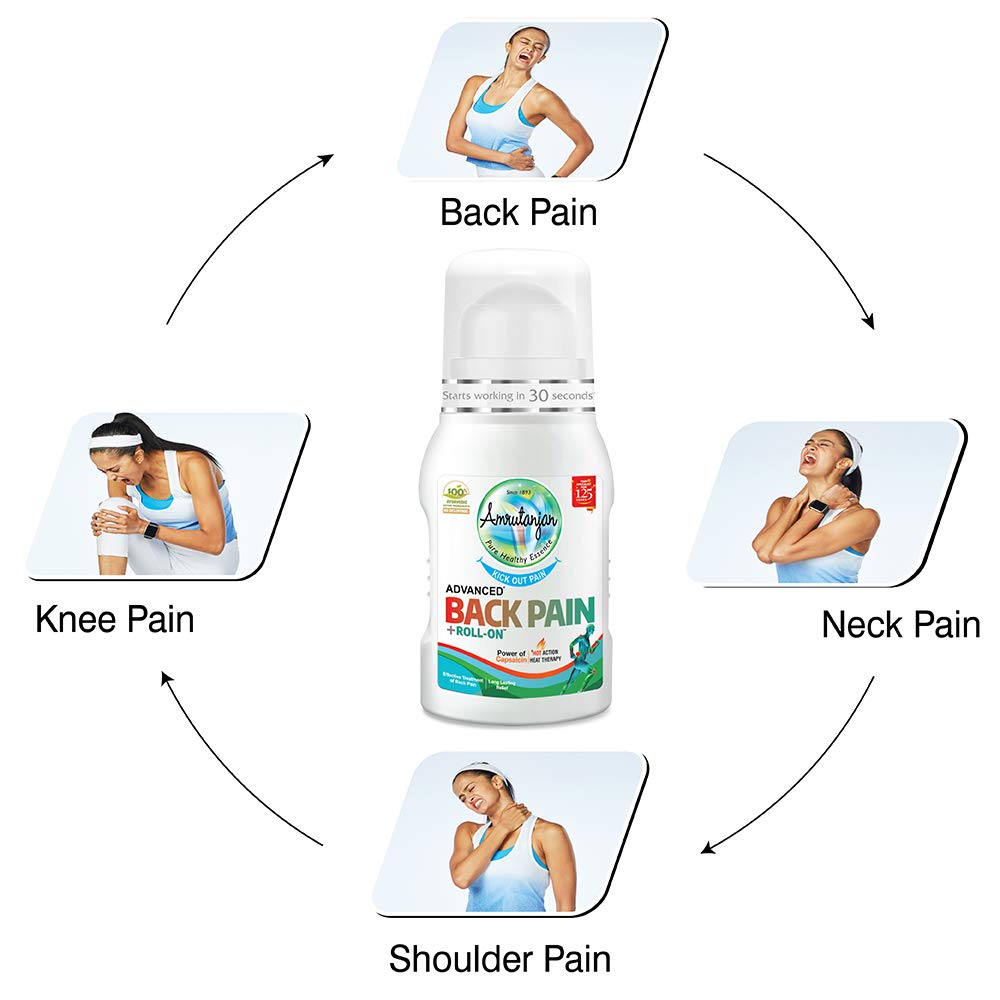 Picture of Amrutanjan Back Pain Roll on-50ml