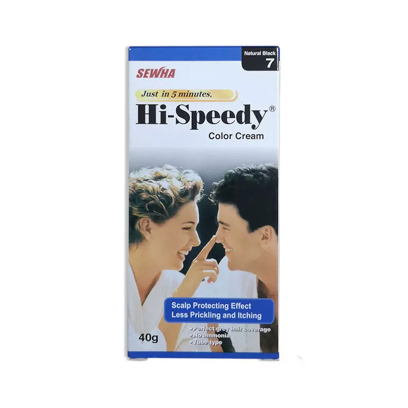 Picture of SEWHA HI SPEEDY 7 NATURAL BLACK HAIR COLOR CREAM -40g/60g/120g/150g