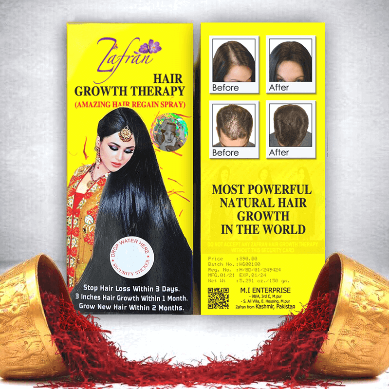 Picture of Zafran Hair Growth Therapy Spray Oil - 150ml(Kashmir)