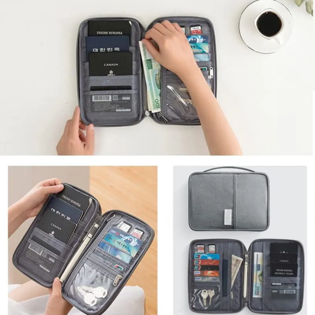 Picture of Travel Passport Bag Travel Document Bag Waterproof and Dustproof Portable Card Bag New Original