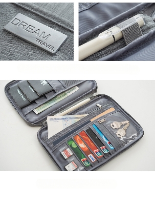Picture of Travel Passport Bag Travel Document Bag Waterproof and Dustproof Portable Card Bag New Original