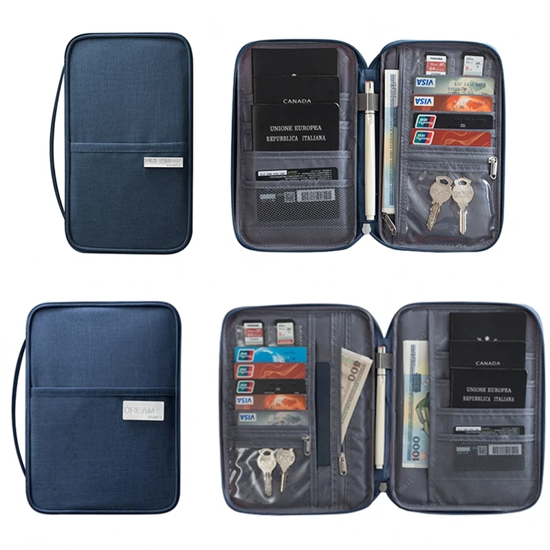 Picture of Travel Passport Bag Travel Document Bag Waterproof and Dustproof Portable Card Bag New Original