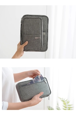 Picture of Travel Passport Bag Travel Document Bag Waterproof and Dustproof Portable Card Bag New Original