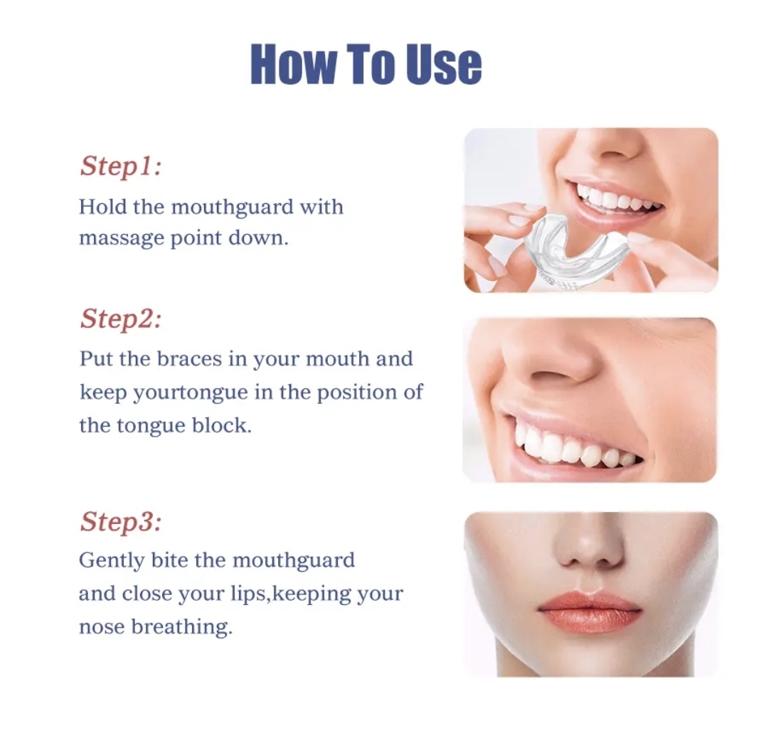 Picture of Orthodontic Retainers Braces 3-Stage Teeth Straightening Trainer for Different Tooth Alignments Multi-Purpose Oral Hygiene