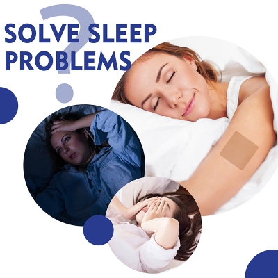 Picture of Cross-Border Bupy Sleep Auxiliary Patch, Night Care, Body Improvement, Fall Asleep Improvement, Sleep Quality Care Sleep Patch