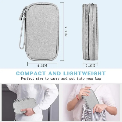 Picture of Travel Men women Custom Logo Gadget Digital Electronic Accessories Storage USB Cable Organizer Bag- Avant-garde