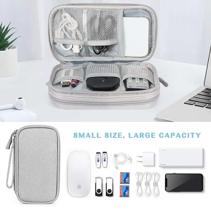 Picture of Travel Men women Custom Logo Gadget Digital Electronic Accessories Storage USB Cable Organizer Bag- Avant-garde
