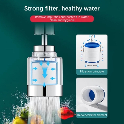 Picture of Kitchen Faucet Pressurized Filter Water Nozzle Tap Water Household Water Kitchen Anti-splash Head Filter Pressurized Head
