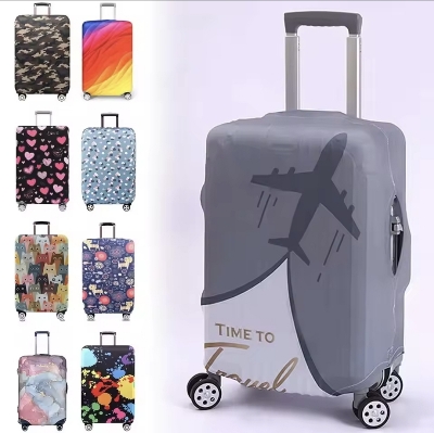 Picture of professional Luggage Cover (18 Inches - 32 Inches) Elastic Suitcase Cover Protective Travel Dust Cover for Luggage Bag Cases Cover