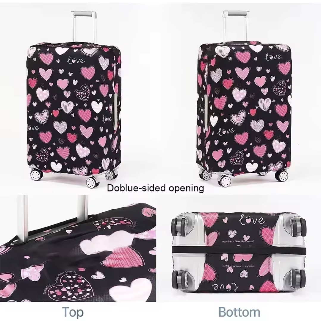 Picture of professional Luggage Cover (18 Inches - 32 Inches) Elastic Suitcase Cover Protective Travel Dust Cover for Luggage Bag Cases Cover
