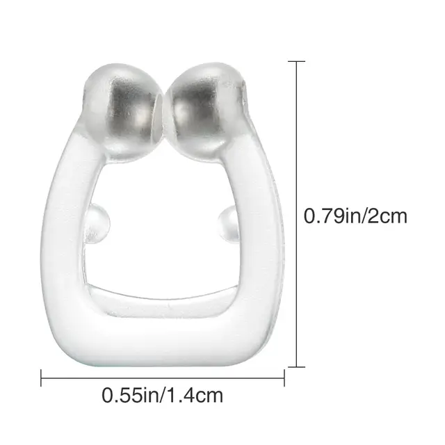 Picture of Anti Snoring Breathe Easy Sleep Nose Clip Snore Stopper Aid Nasal Dilators Device Magnetic Congestion Aid No Strips Cones