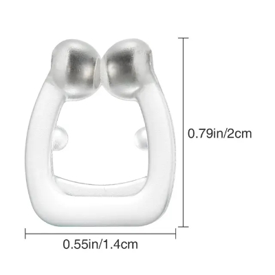 Picture of Anti Snoring Breathe Easy Sleep Nose Clip Snore Stopper Aid Nasal Dilators Device Magnetic Congestion Aid No Strips Cones
